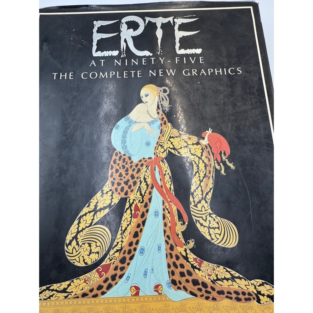 Erte at Ninety-Five The Complete New Graphics 1987 First Edition Art Deco Book
